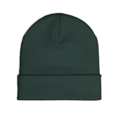 Mystique's Bistro Embroidered Knit Beanie - Paw Logo, Coffee & Treats Cafe Hat