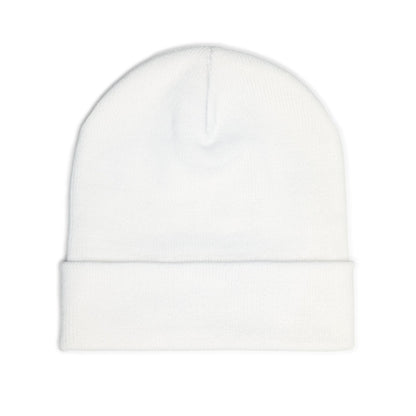 Mystique's Bistro Embroidered Knit Beanie - Paw Logo, Coffee & Treats Cafe Hat