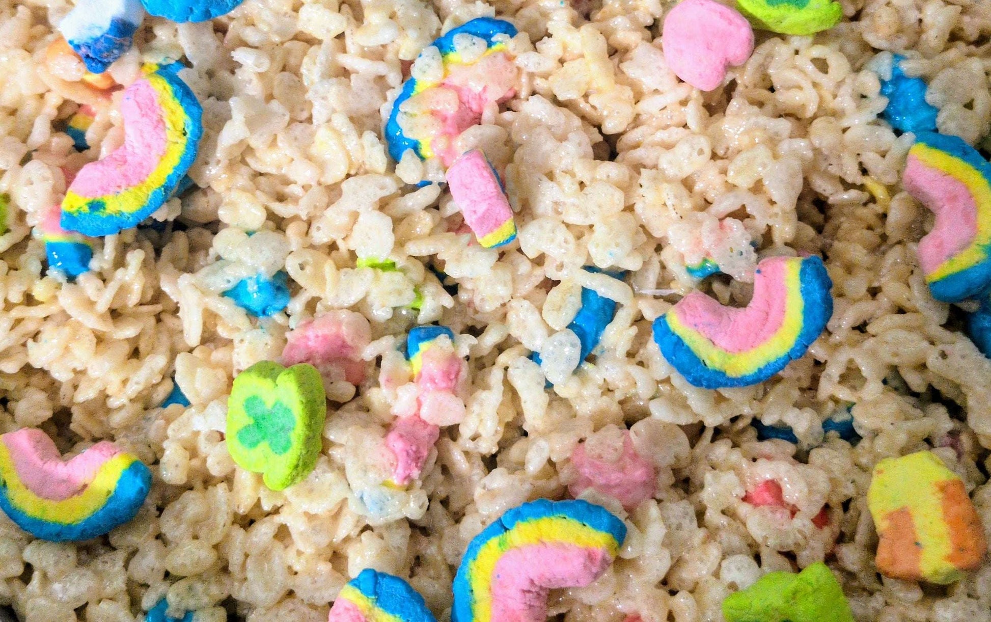 Rainbow Crispy Marshmallow Treat