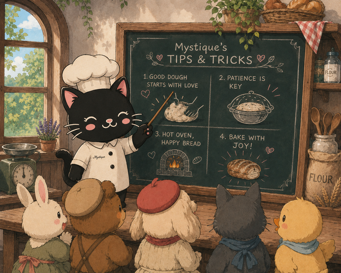 Mystique's Bistro Tips And Tricks Sourdough Guide