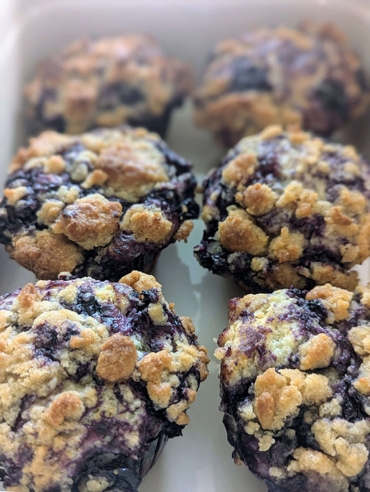 Blueberry Streusel Muffins (4 Pack)