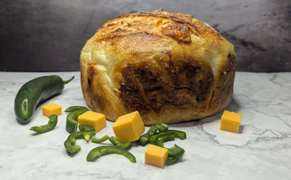 Jalapeno Cheddar Sourdough Loaf