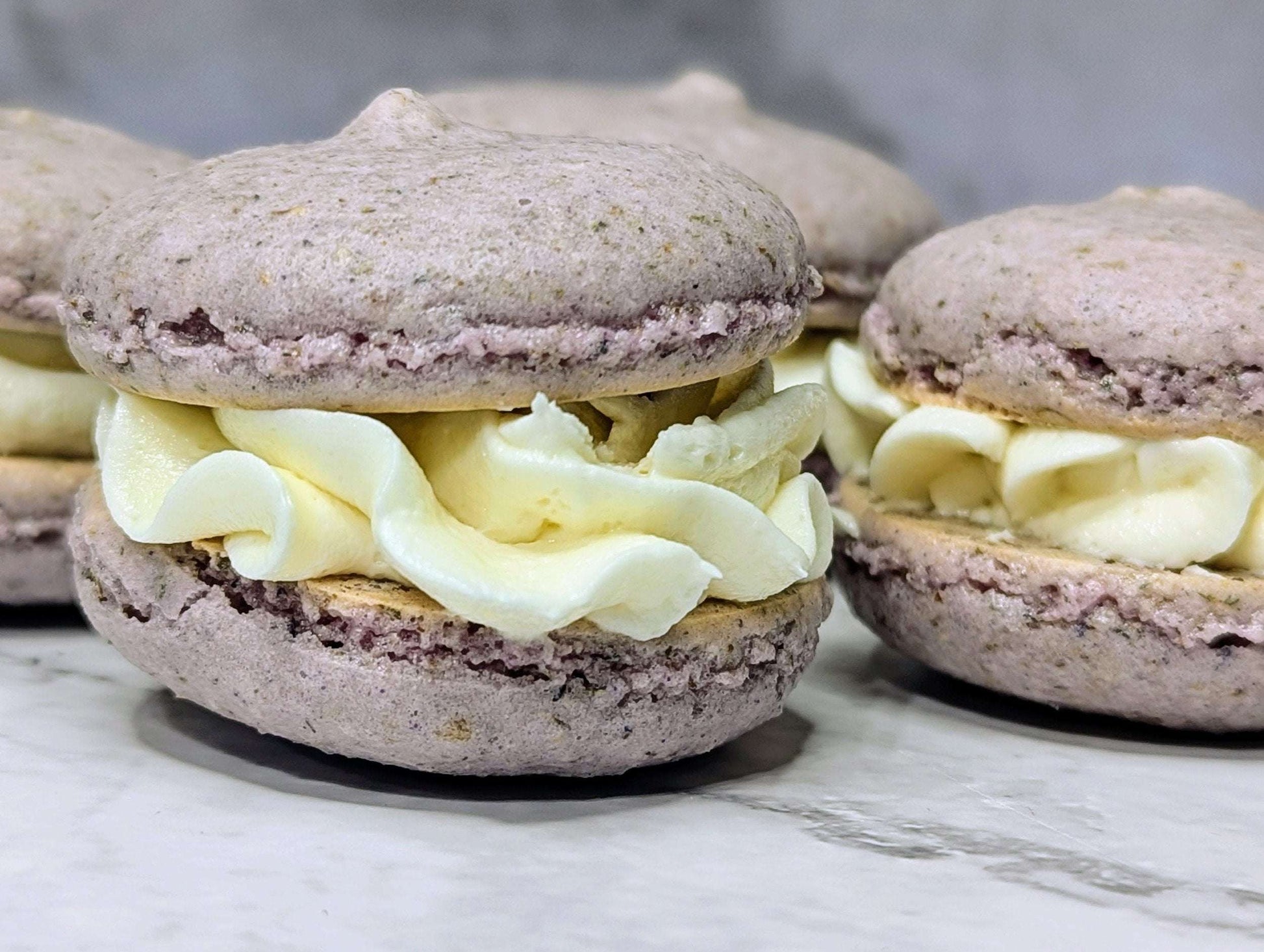 Honey Lavender Butter Cream Macaroons (3 pack)