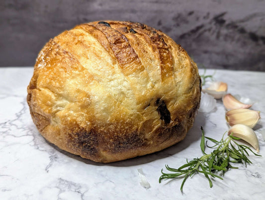 Rosemary Roasted Garlic Sourdough Loaf