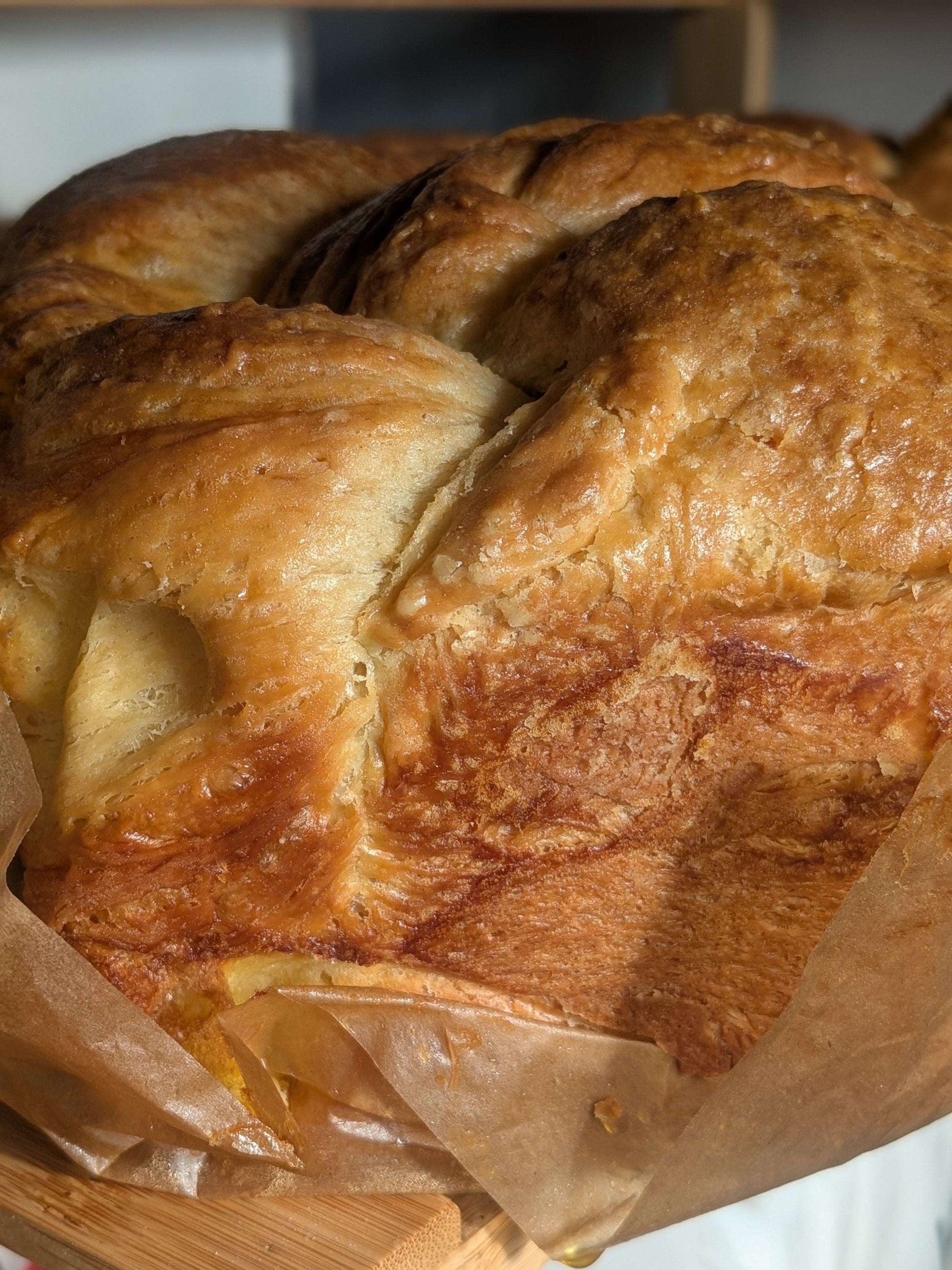 Braided Brioche Bread ( 1 Loaf )
