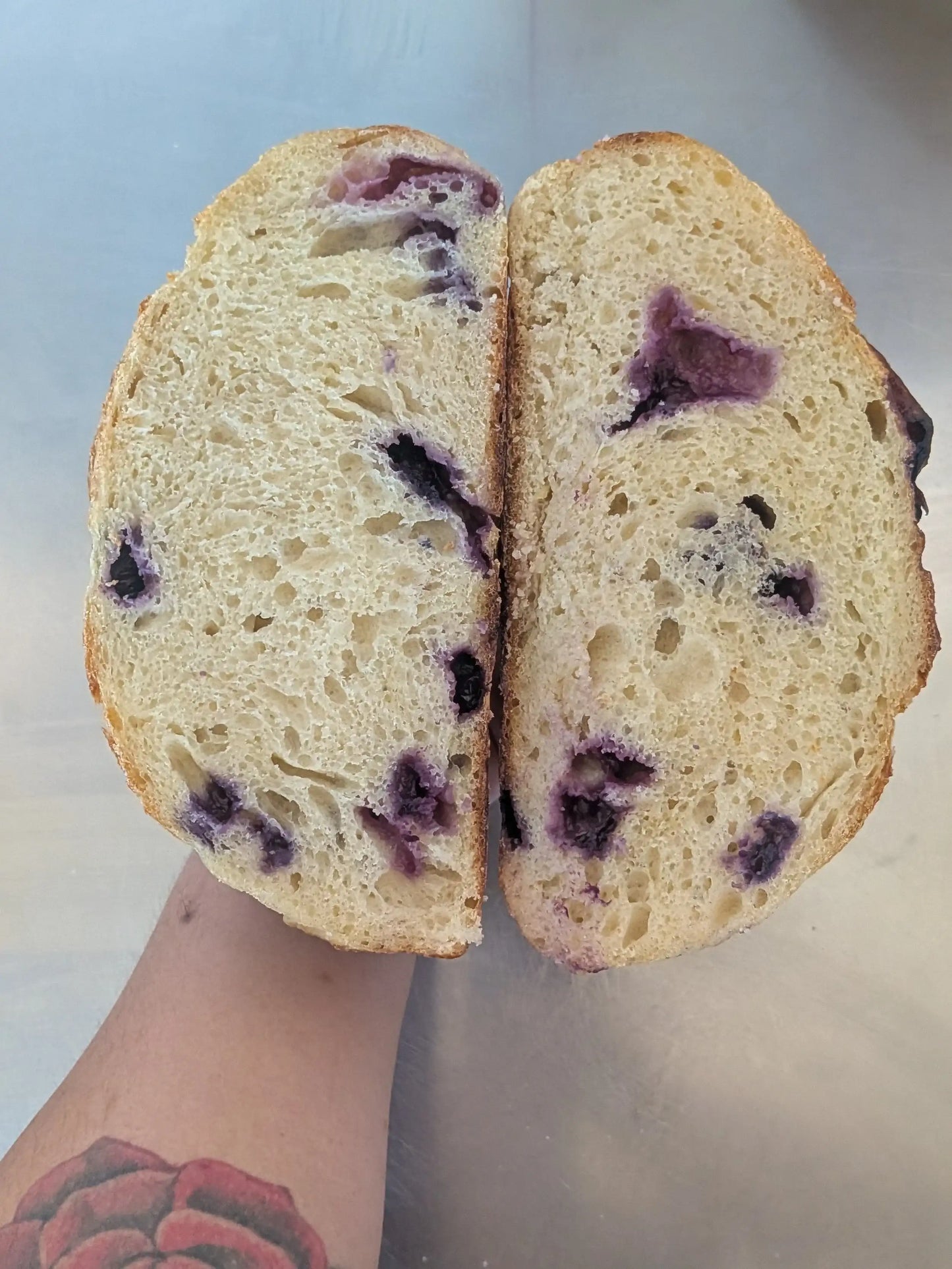 Blueberry Lemon Sourdough