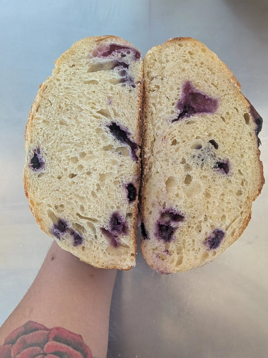 Blueberry Lemon Sourdough